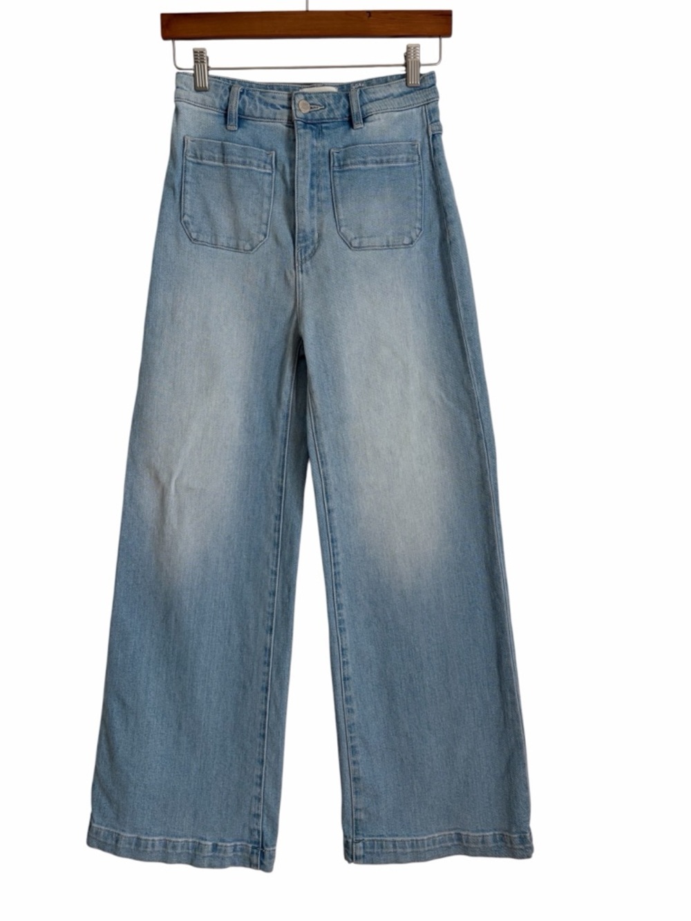 Rolla’s High Rise Wide Leg Jeans NWOT Size 27 Light Wash Regular Length